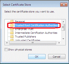 install certificate 3