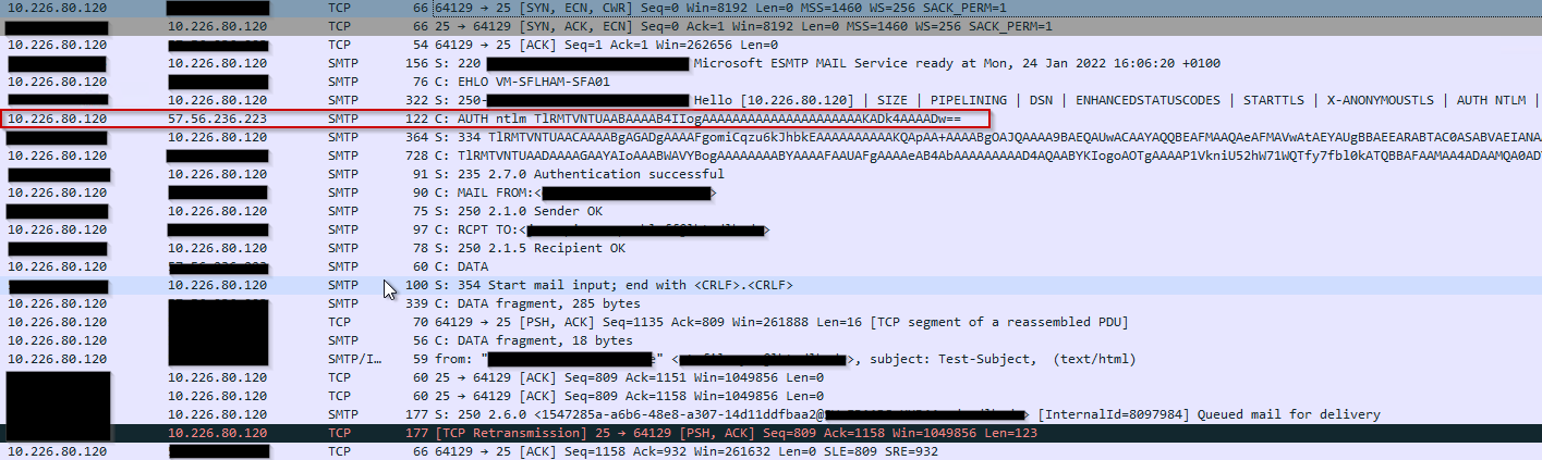 Wireshark output test tool
